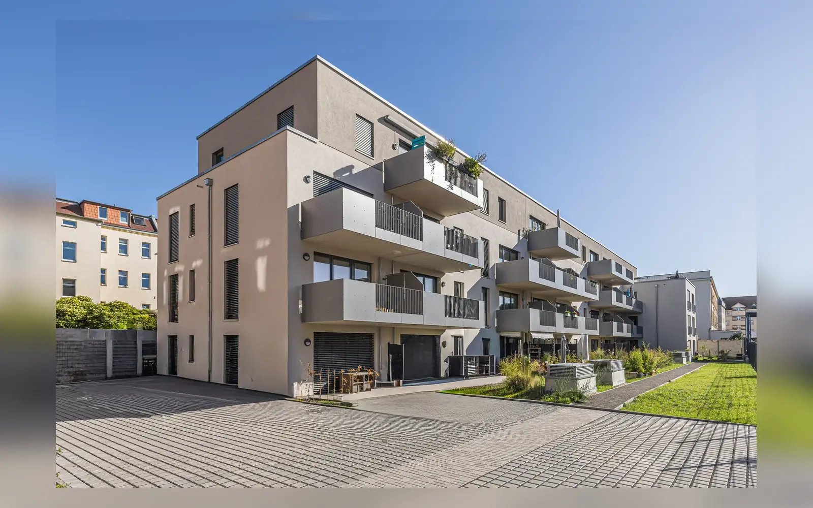 Neubauwohnungen im Wohncarrée Plagwitz in Leipzig Plagwitz