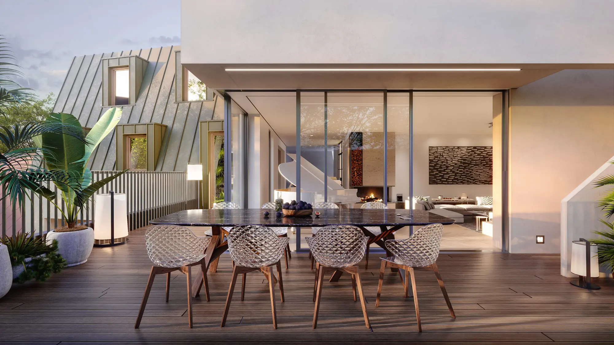 Dachterrasse Neubau Gohlis Süd