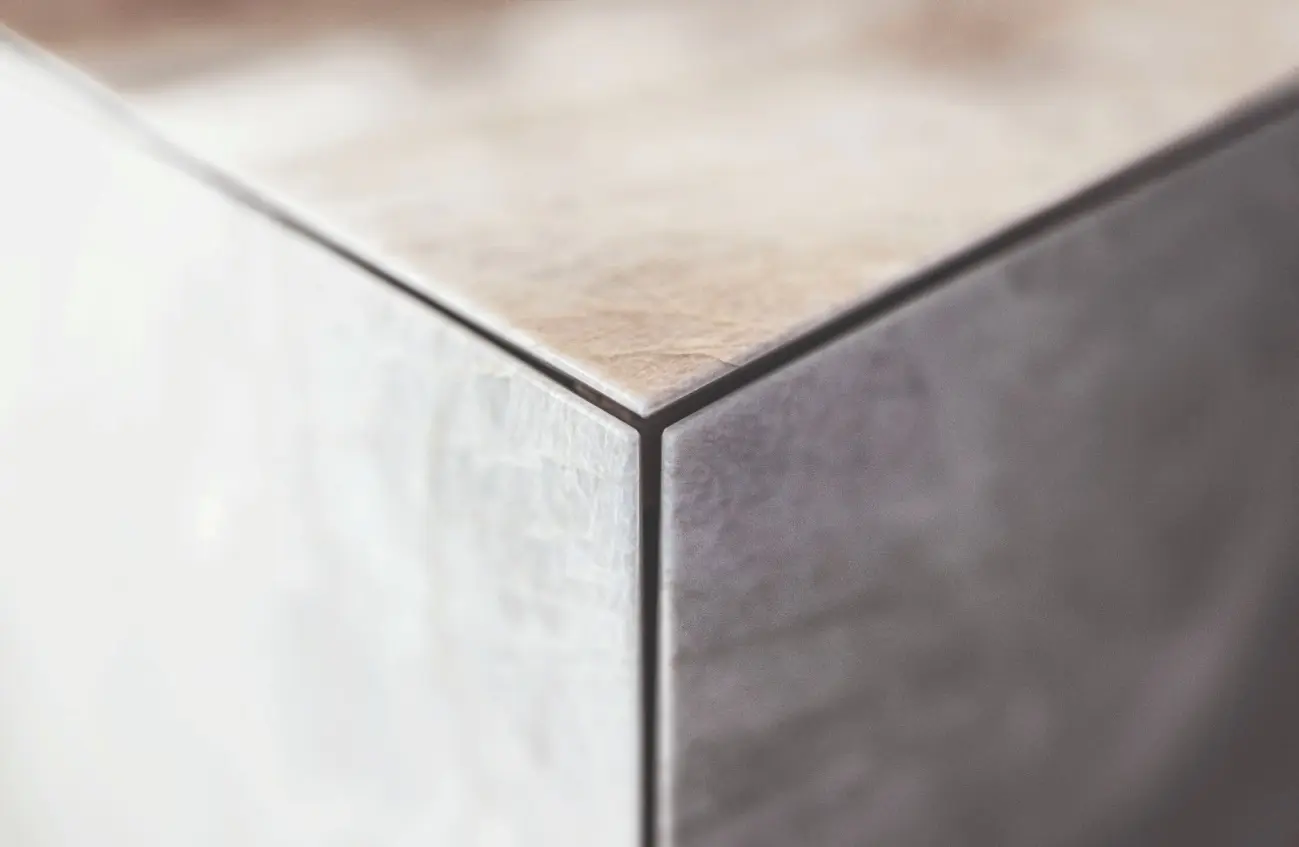 Hochwertiges Materialdetail im Penthouse Leipzig Leutzsch